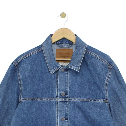 Mens Denim Jacket Classic Trucker Cotton