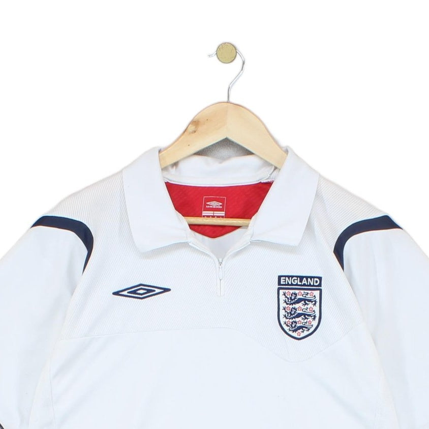 Mens England Football Shirt 1/4 Zip