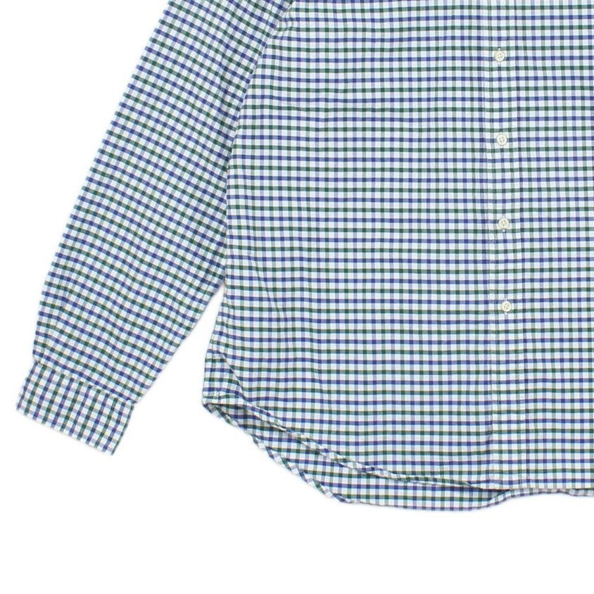Mens Check Shirt Long Sleeve Button Up