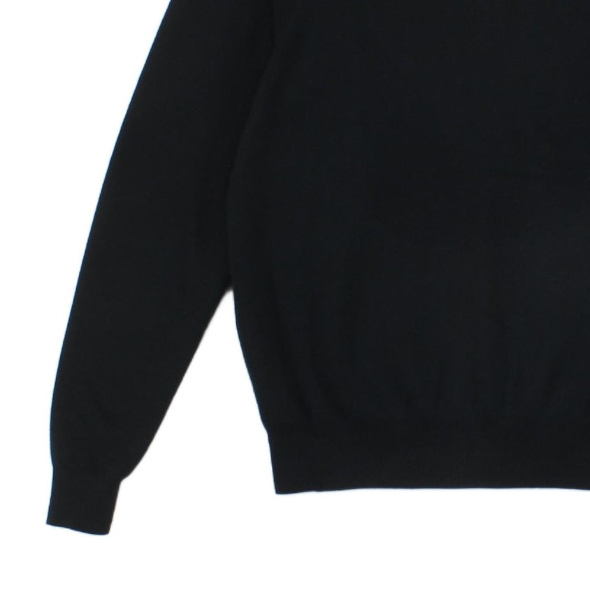 Mens V-Neck Jumper Knitwear Logo Pima Cotton