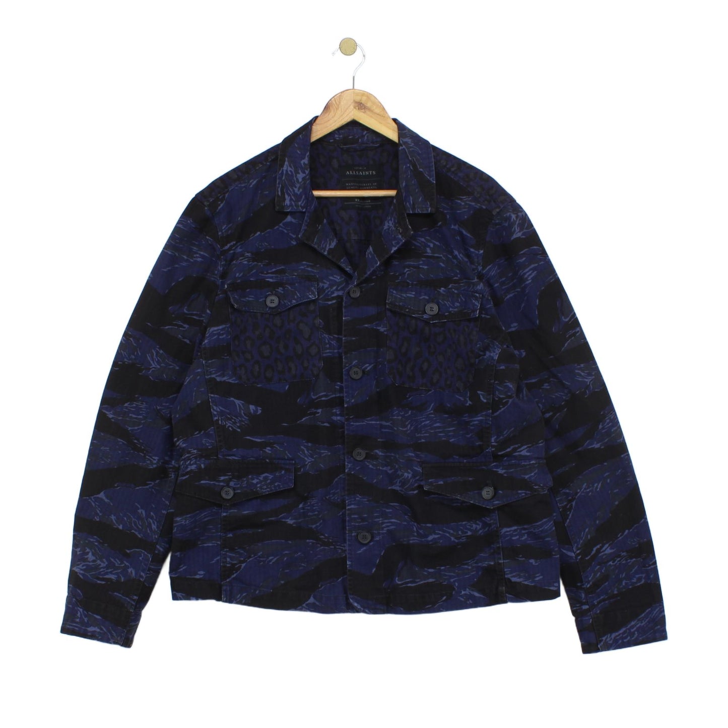 Mens Camo Blazer Cotton