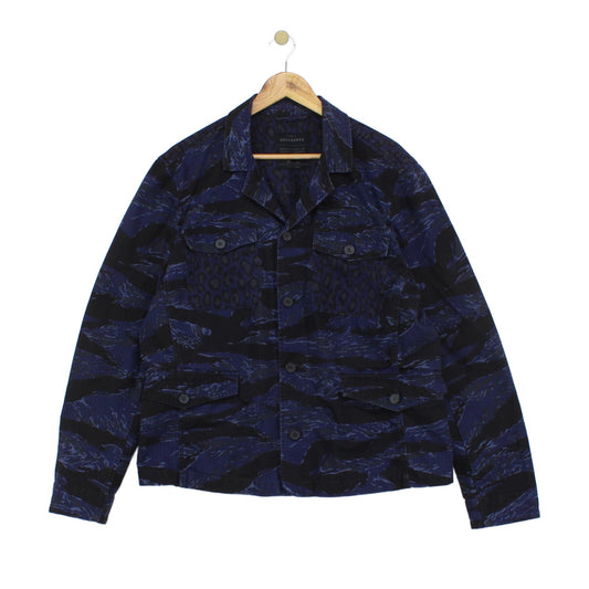 Mens Camo Blazer Cotton
