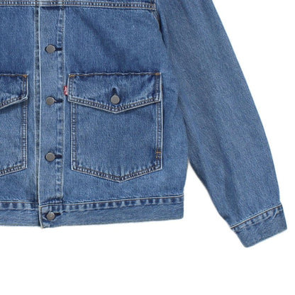 Mens Denim Jacket Classic Trucker Cotton