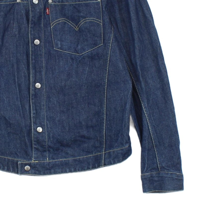 Mens Denim Jacket Outerwear Snap