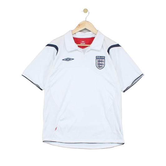 Mens England Football Shirt 1/4 Zip