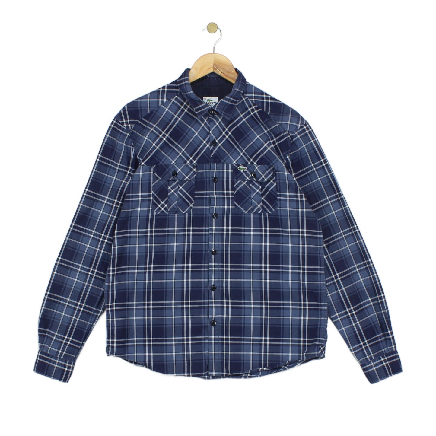 Mens Plaid Shirt Long Sleeve Slim Fit