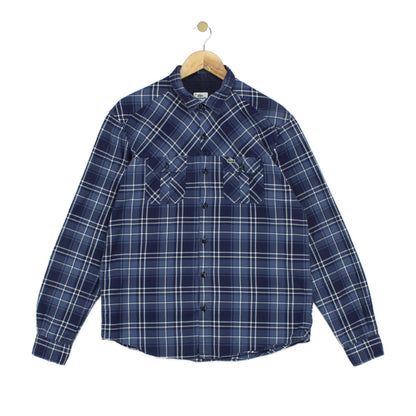Mens Plaid Shirt Long Sleeve Slim Fit