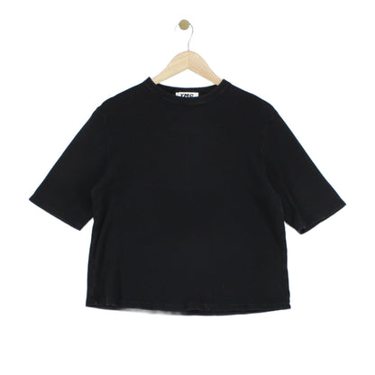 Womens T-Shirt Made In Portugal Ribbed Oversized Relaxed