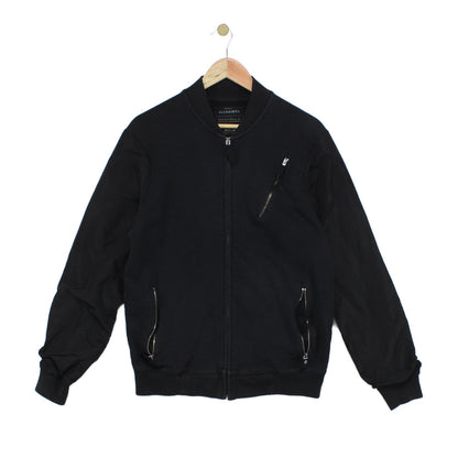 Mens Bomber Jacket Full Zip Jersey Cotton