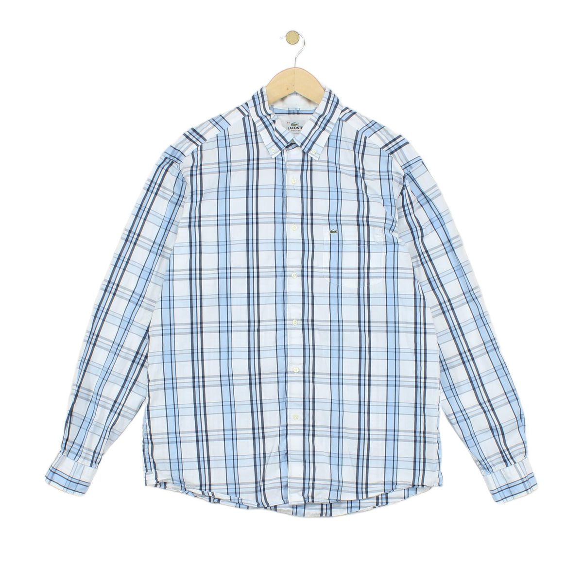 Mens Plaid Shirt Button Up Long Sleeve Regular Fit