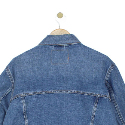 Mens Denim Jacket Classic Trucker Cotton