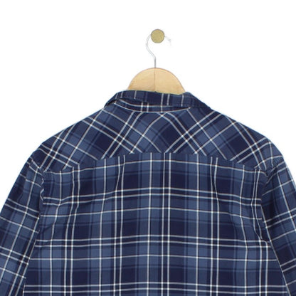 Mens Plaid Shirt Long Sleeve Slim Fit