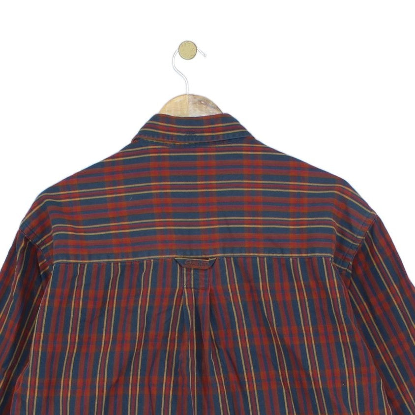 Mens Plaid Shirt Button Down Long Sleeve