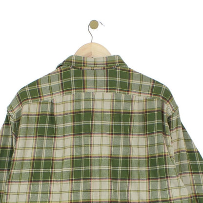Mens Flannel Plaid Shirt Uk Made Long Sleeve