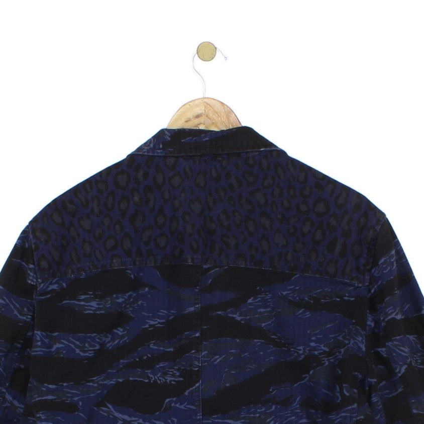 Mens Camo Blazer Cotton