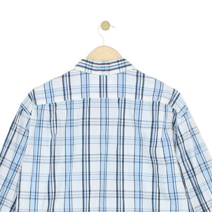 Mens Plaid Shirt Button Up Long Sleeve Regular Fit