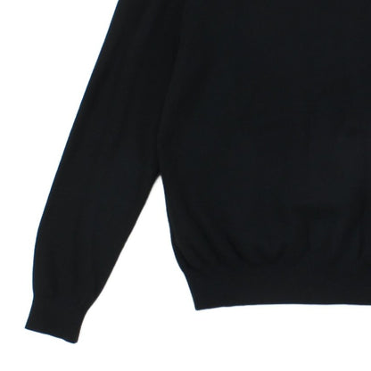 Mens V-Neck Jumper Knitwear Logo Pima Cotton