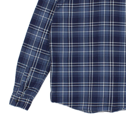 Mens Plaid Shirt Long Sleeve Slim Fit
