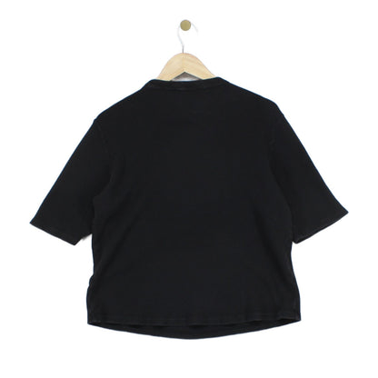 Womens T-Shirt Made In Portugal Ribbed Oversized Relaxed