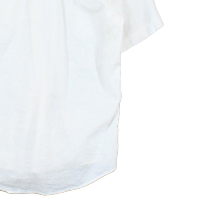 Mens Shirt Short Sleeve Linen Cotton