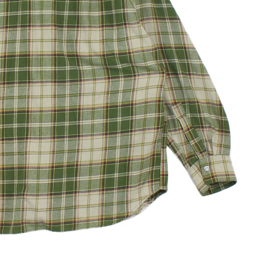 Mens Flannel Plaid Shirt Uk Made Long Sleeve