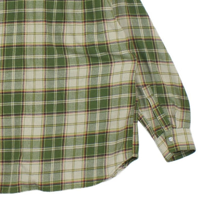 Mens Flannel Plaid Shirt Uk Made Long Sleeve