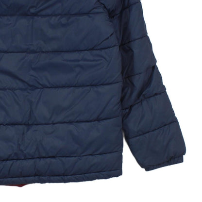 Boys Quilted Jacket Hooded Full Zip Outdoor