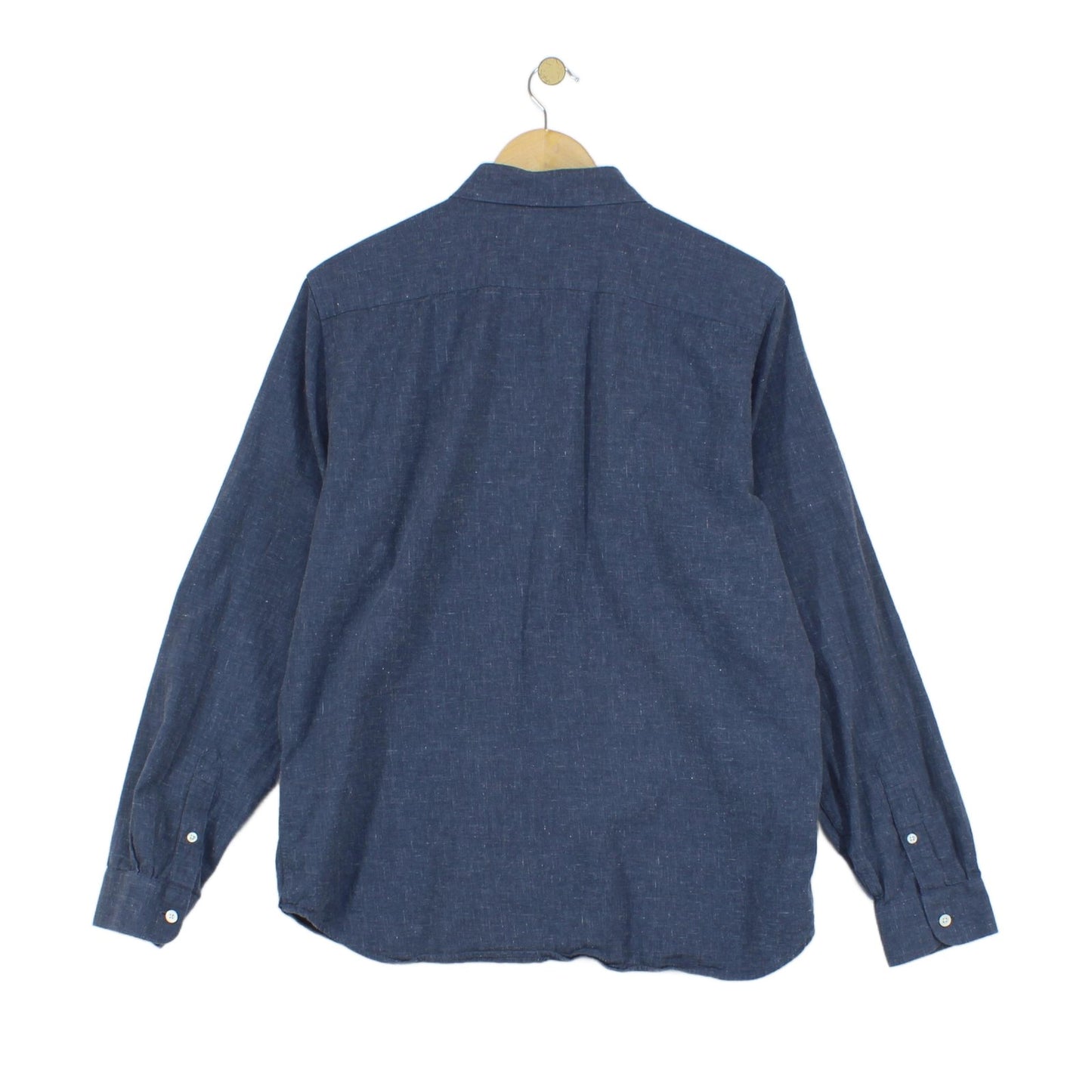 Mens Shirt Slim Fit Long Sleeve Button Up