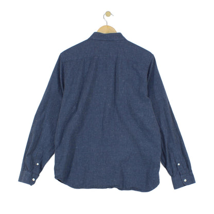 Mens Shirt Slim Fit Long Sleeve Button Up