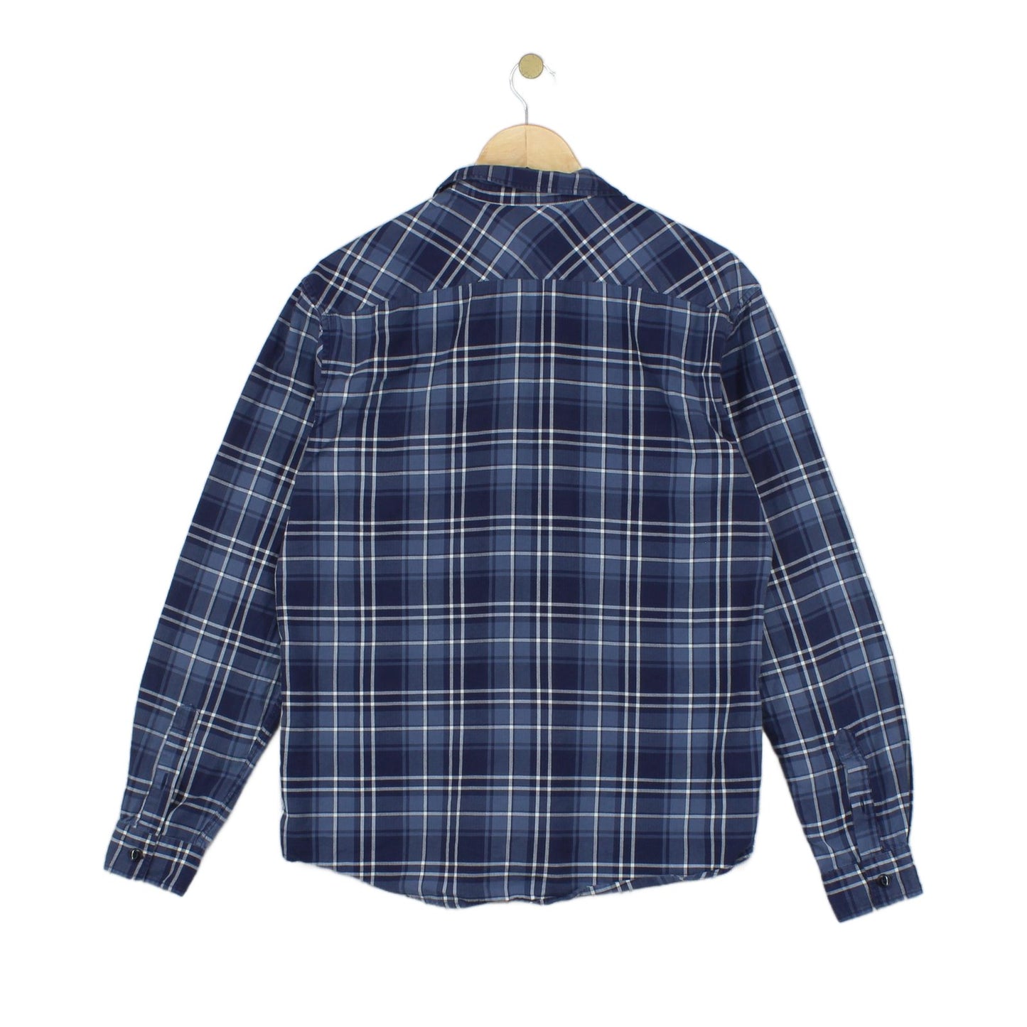 Mens Plaid Shirt Long Sleeve Slim Fit