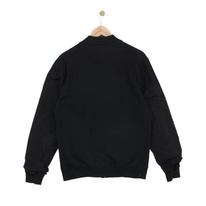 Mens Bomber Jacket Full Zip Jersey Cotton