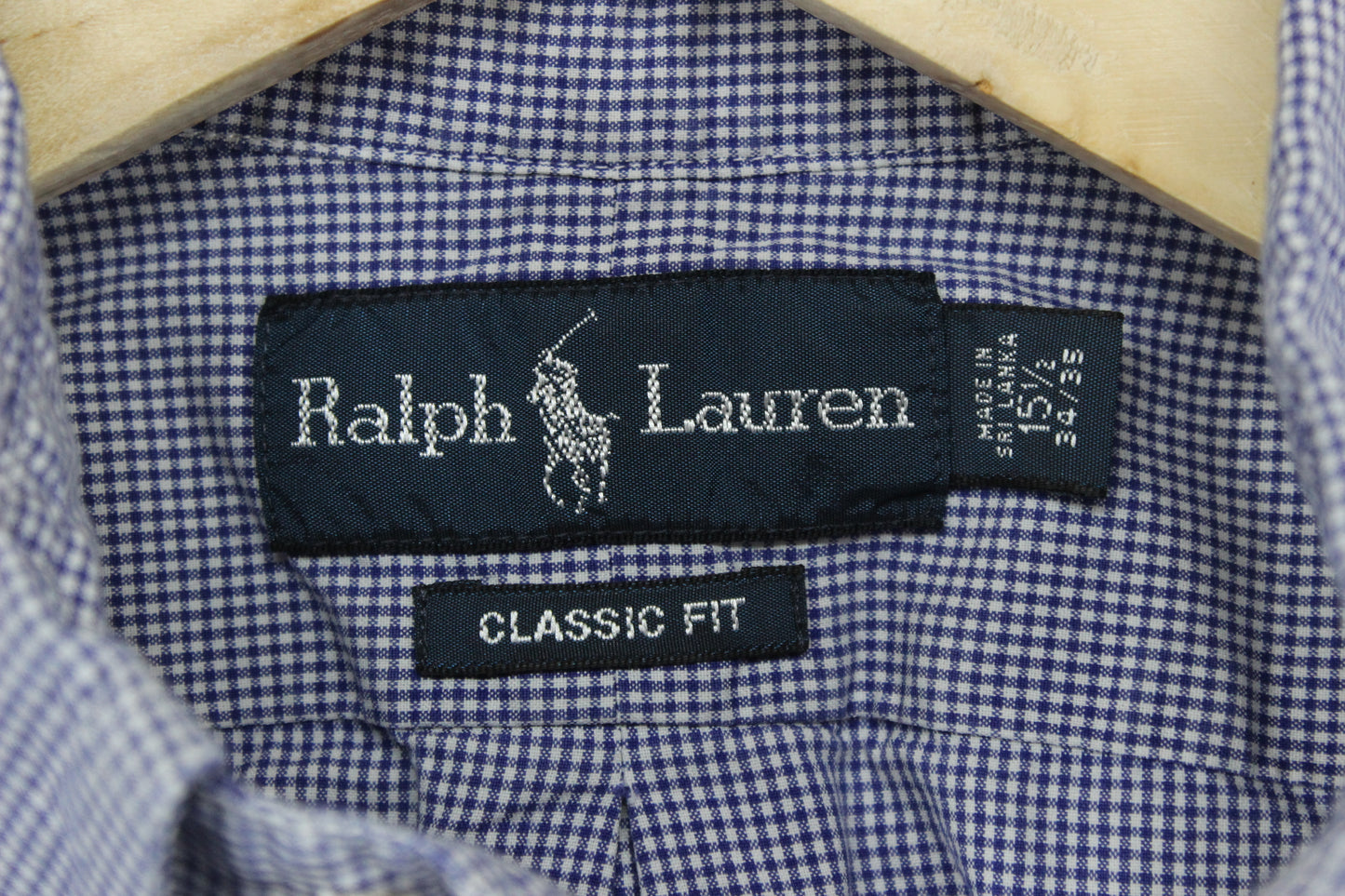 Mens Check Shirt Classic Fit Button Up