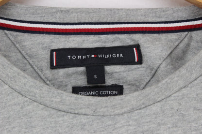 Mens T-Shirt Long Sleeve Crew Neck Logo