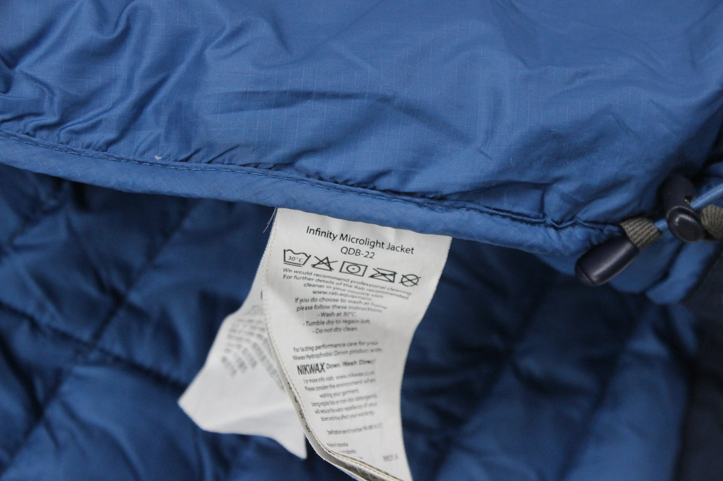 Mens Infinity Microlight Quilted Jacket Hooded Down