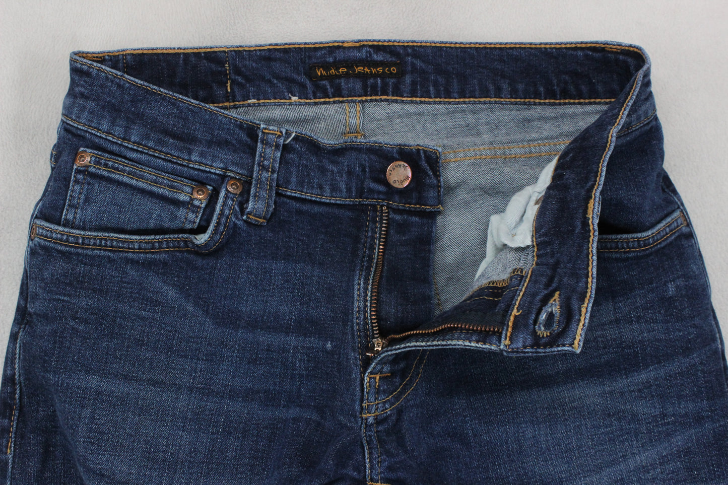 Mens Tight Terry Jeans Denim Skinny Stretch