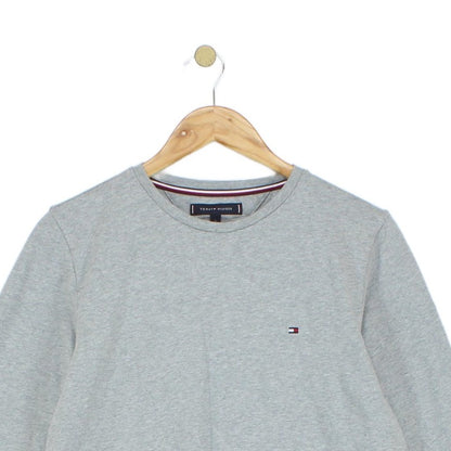 Mens T-Shirt Long Sleeve Crew Neck Logo