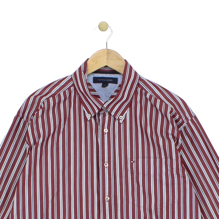 Mens Striped Shirt Long Sleeve