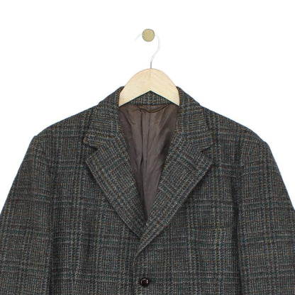 Mens Harris Tweed Blazer Check Wool