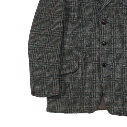 Mens Harris Tweed Blazer Check Wool
