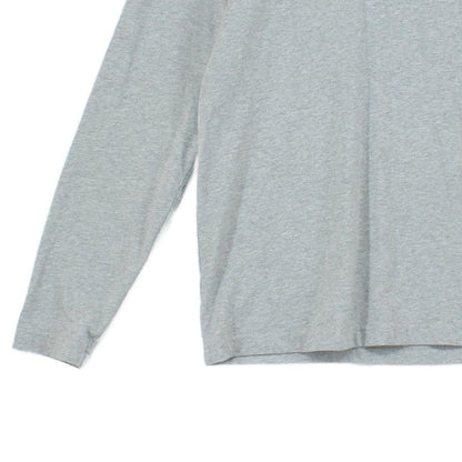 Mens T-Shirt Long Sleeve Crew Neck Logo