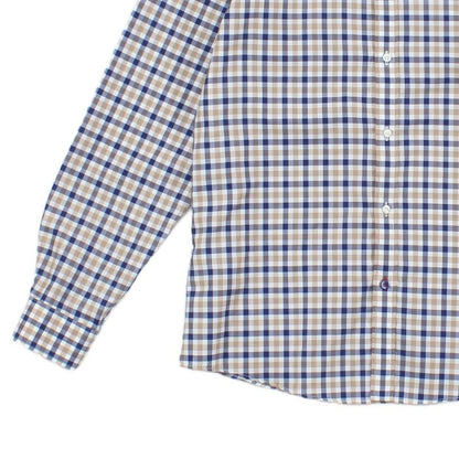 Mens Check Shirt Slim Fit Non Iron