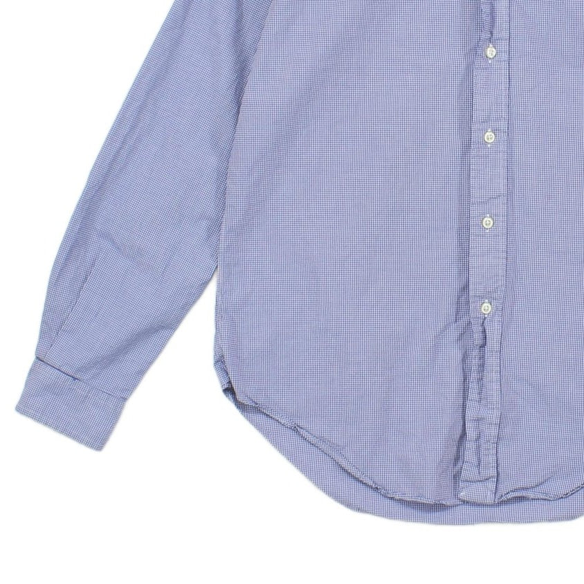 Mens Check Shirt Classic Fit Button Up