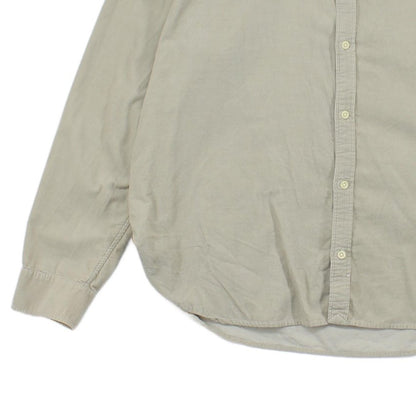 Mens Corduroy Shirt Regular Fit Button Up Long Sleeve