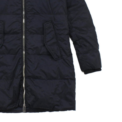 Womens Quilted Coat Down Hooded Full Zip Winter
