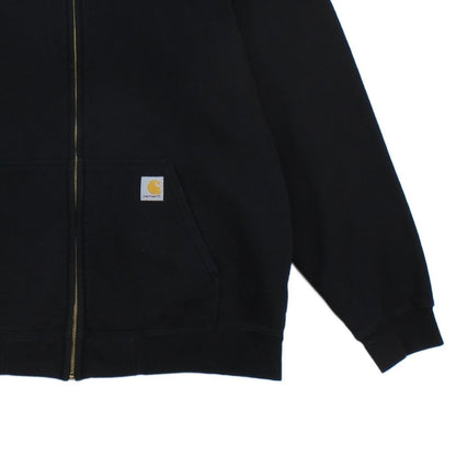 Mens Hoodie Full Zip Streetwear Loose Fit