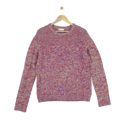 Mens Jumper Crew Neck Long Sleeve Textured