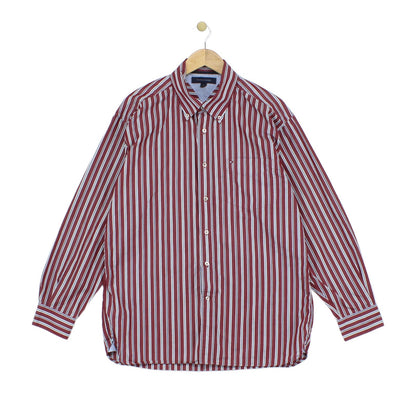 Mens Striped Shirt Long Sleeve