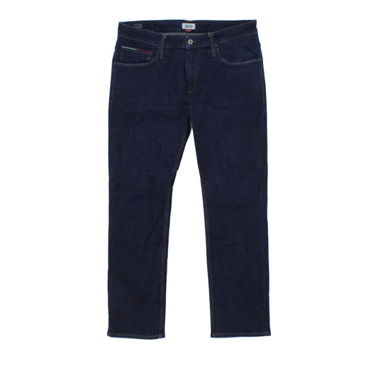 Mens Ryan Jeans Slim Straight Stretch Denim Dark