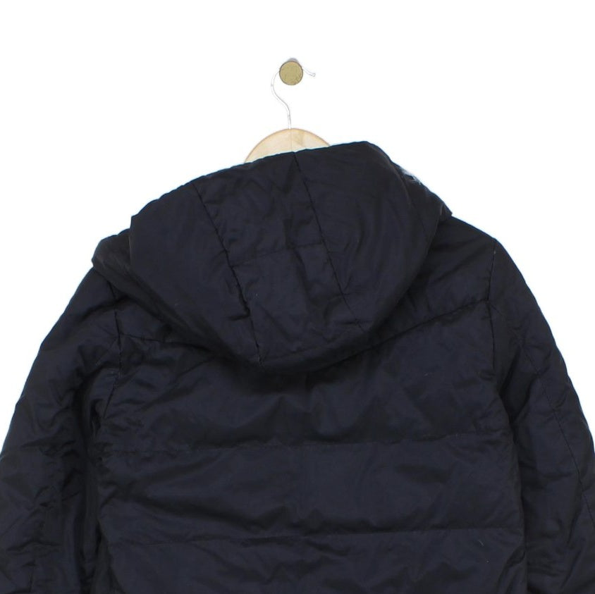 Womens Quilted Coat Down Hooded Full Zip Winter
