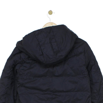 Womens Quilted Coat Down Hooded Full Zip Winter